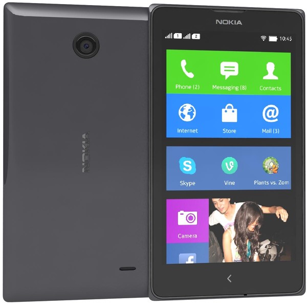 nokia x black
